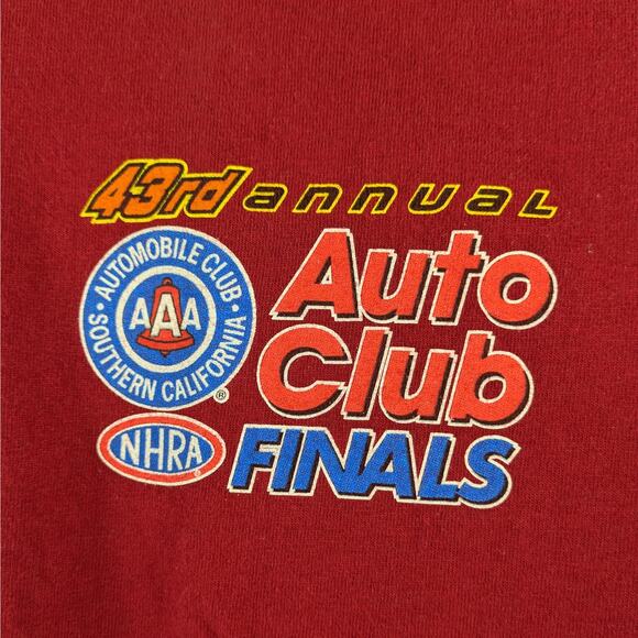 2007 Mens Drag Racing Large T-Shirt 43rd AAA Auto Club NHRA National Hotrods CA - Picture 3 of 7